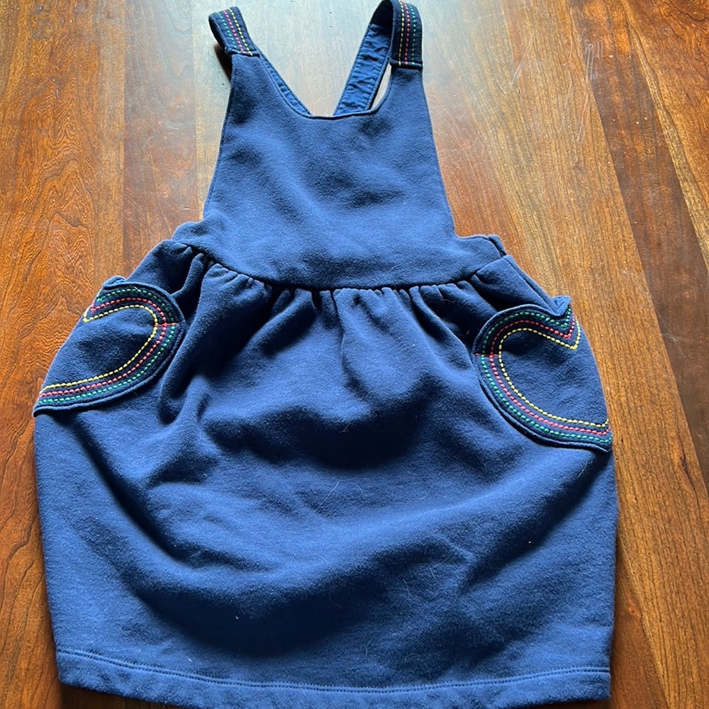 Girl’s MiniBoden cross back dress